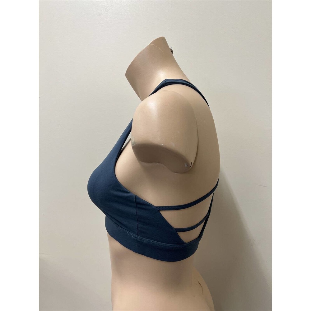 Zyia Active Sports Bra Grey Gray Yoga Athletic Workout Size Small FS Charity - Picture 2 of 9